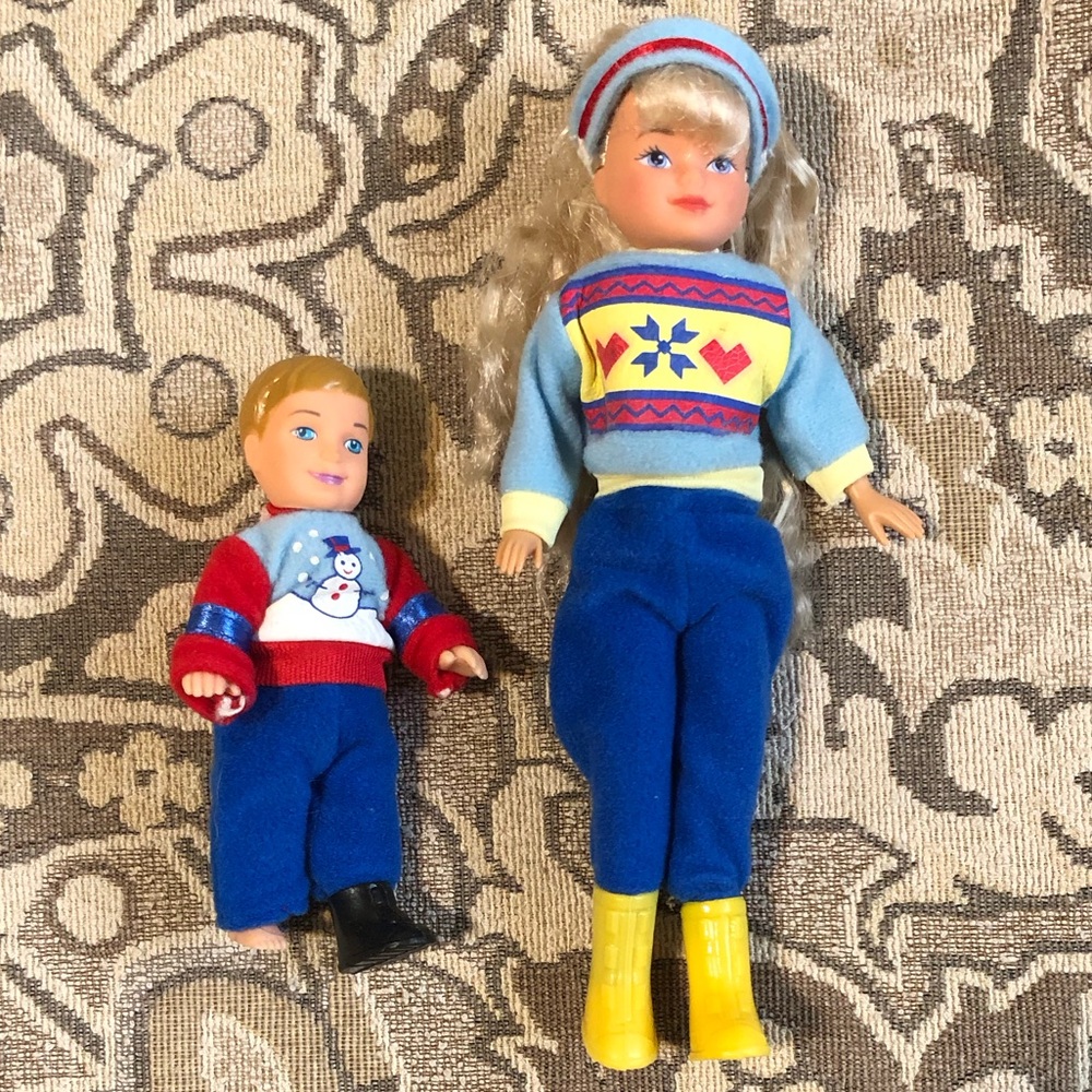 2 Vintage Kid Kore Dolls by Ashton Drake Winterfest Collection 1992/1995